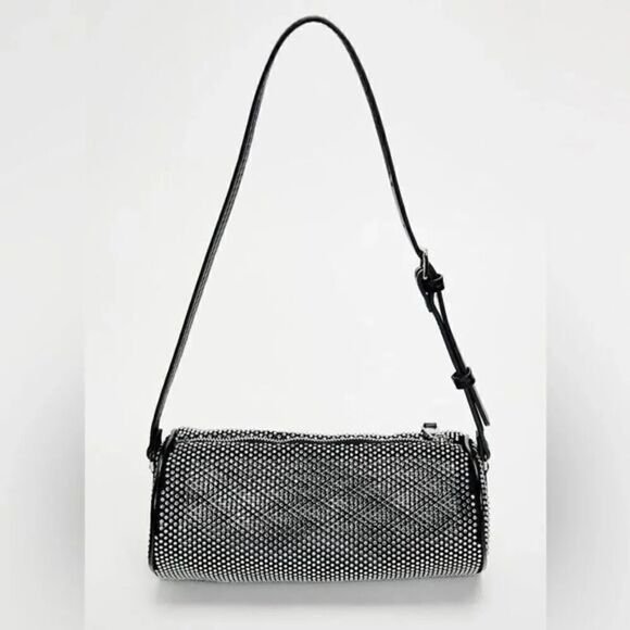 ZARA SHIMMERY DUFFEL BAG - Picture 5 of 10